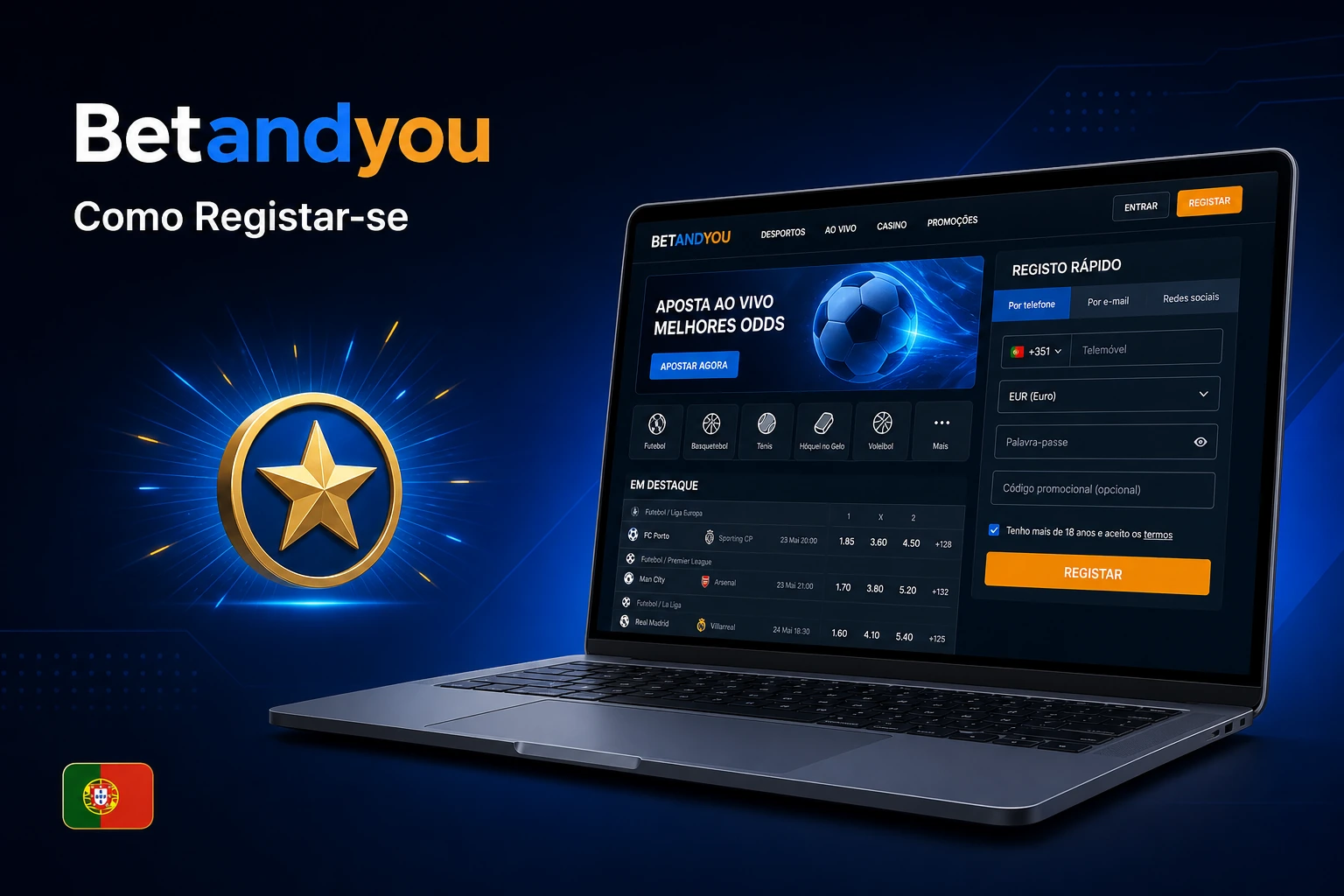 betandyou como registar se